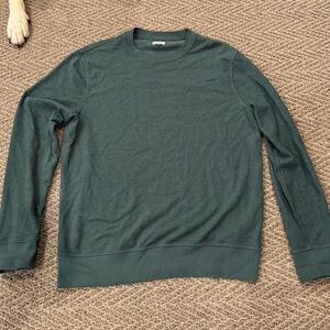 J. Crew Green Crewneck Sweater Classic Knit